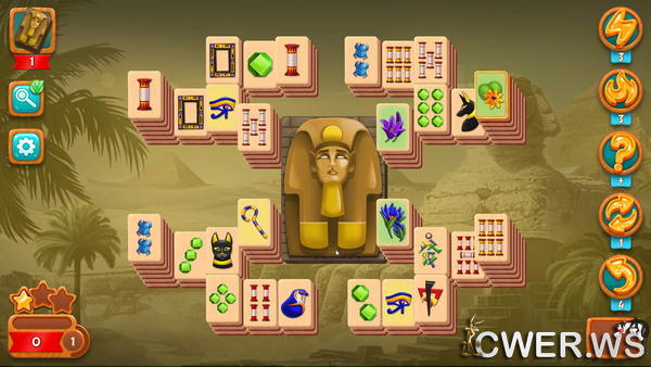 скриншот игры Mahjong Riddles: Egypt