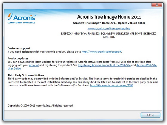 Acronis True Image Home