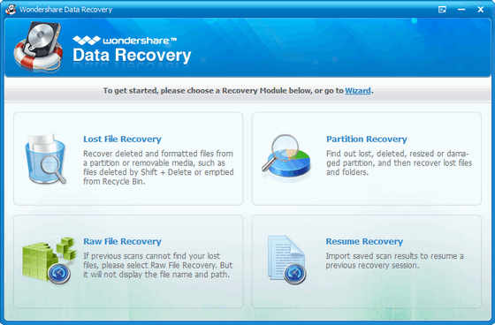 Wondershare Data Recovery