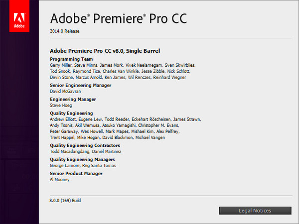 Adobe Premiere Pro CC 2014