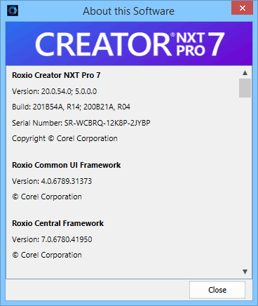 Roxio Creator NXT Pro 7