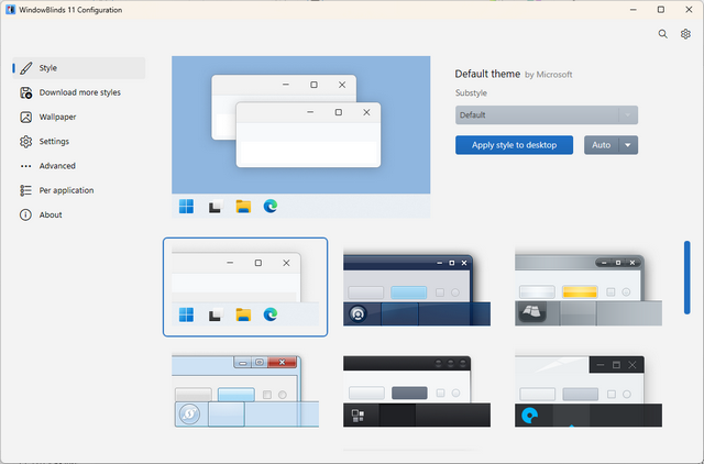 Stardock Windowblinds