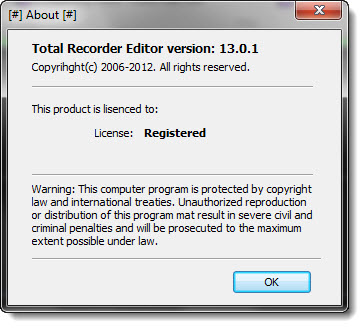 Total Recorder Editor 13.0.1
