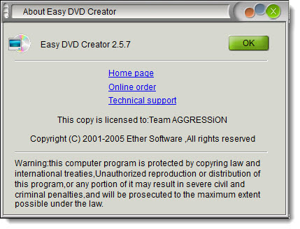 Easy DVD Creator 2.5.7