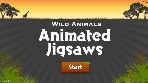 Wild Animals: Animated Jigsaws