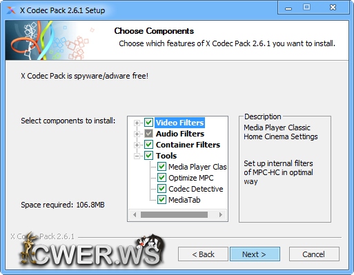 X Codec Pack 2.6.1