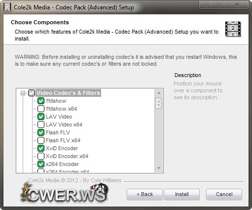 Cole2k Media Codec Pack