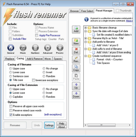 Flash Renamer 6