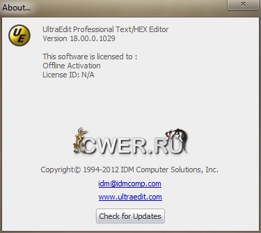 UltraEdit 18.00.0.1029