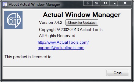 Actual Window Manager