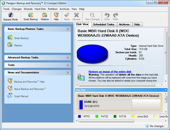 Paragon Backup and Recovery 11 Compact Edition