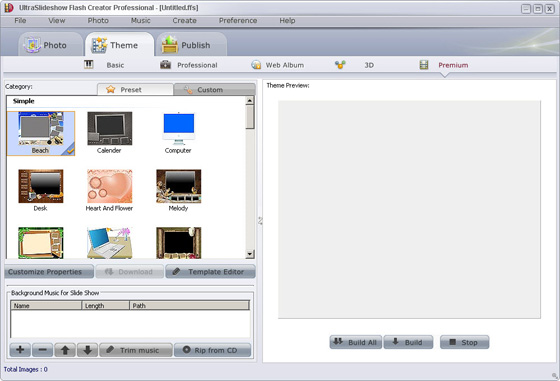 Ultraslideshow Flash Creator Professional 1.48