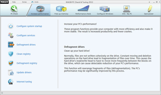 MAGIX PC Check & Tuning 2012 7.0.401.3